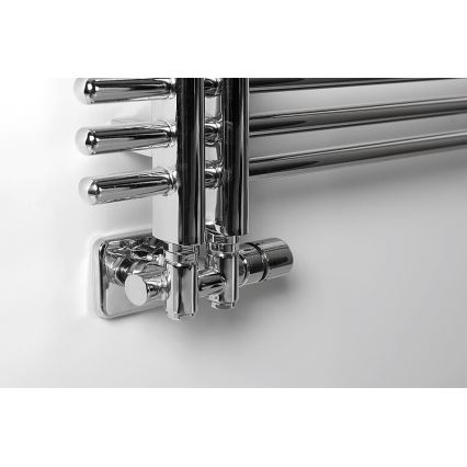 Sapho - Priključni termostatski set za centralno priključenje TWIN COMBI desni/sjajni hrom