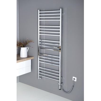 Sapho - Radijator za kupatilo METRO 497W/230V 60x153 cm sjajni hrom
