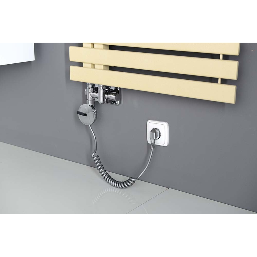 Sapho - Komplet priključnih ventila za centralno priključenje TWIN COMBI desna/sjajni hrom