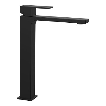Sapho - Slavina za umivaonik CUBEMIX 27,8 cm, mat crna