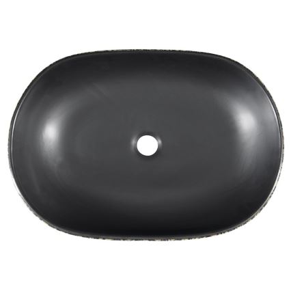 Sapho - umivaonik za ploču PRIORI 60x40 cm keramika/crna/plava