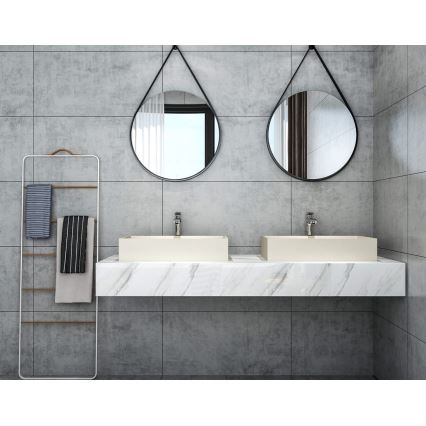 Sapho - Umivaonik za radnu ploču 58x36 cm beton/bež