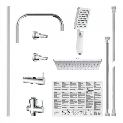 Schütte 60660 - Tuš set MALLORCA, sjajni hrom