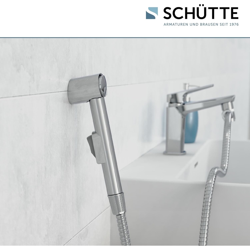 Schütte 78016 - Tuš za umivaonik, sjajni hrom