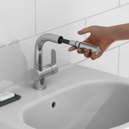 Schütte 79710 - Kuhinjska slavina sa izvlačnim tušem LONDON sjajni hrom