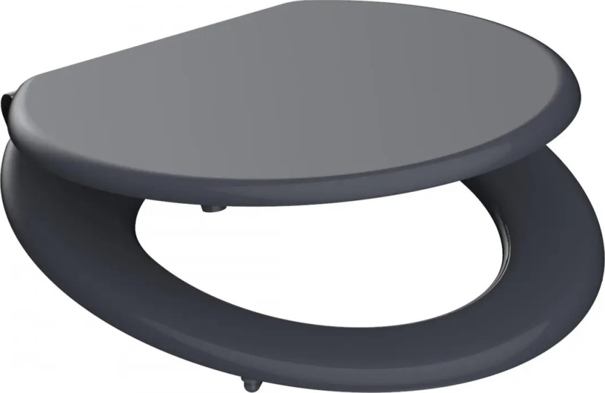 Schütte 80104 - WC daska SPIRIT ANTRACIT, SoftClose prigušiva, MDF ploča