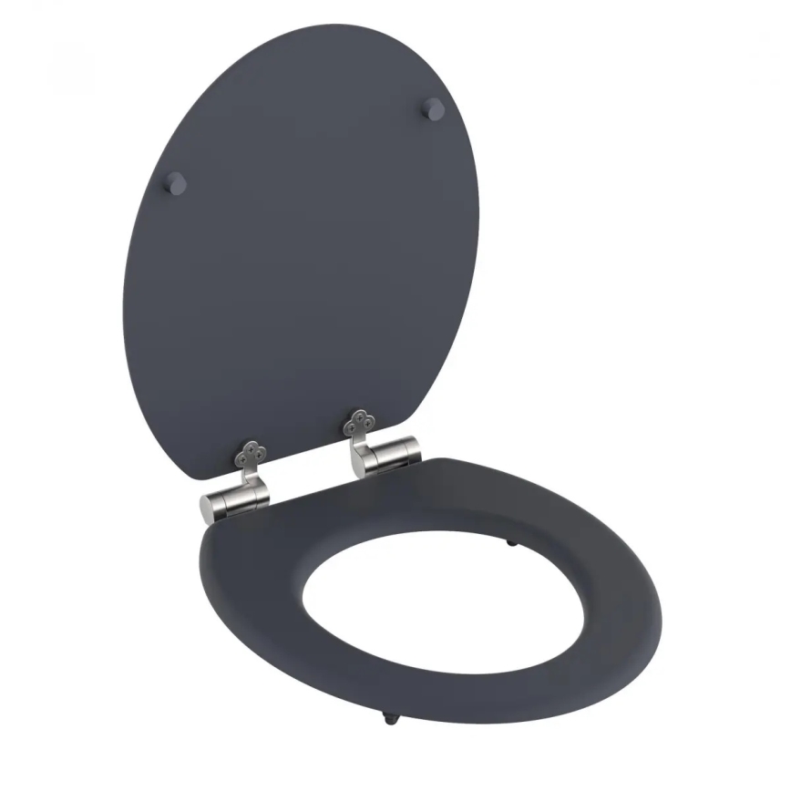 Schütte 80104 - WC daska SPIRIT ANTRACIT, SoftClose prigušiva, MDF ploča