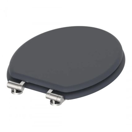 Schütte 80104 - WC daska SPIRIT ANTRACIT, SoftClose prigušiva, MDF ploča
