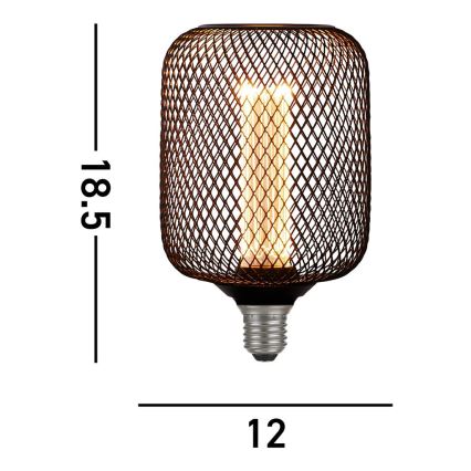 Searchlight - LED dekorativna prigušiva sijalica WIRE MESH E27/4,5W/230V 2700K