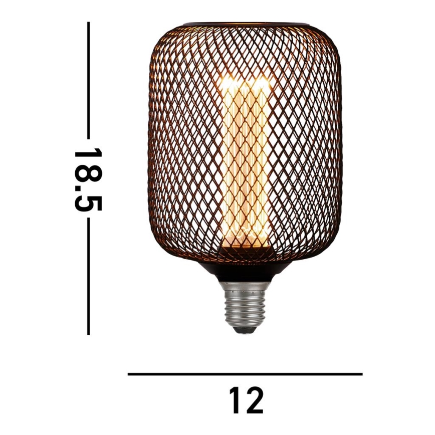 Searchlight - LED dekorativna prigušiva sijalica WIRE MESH E27/4,5W/230V 2700K