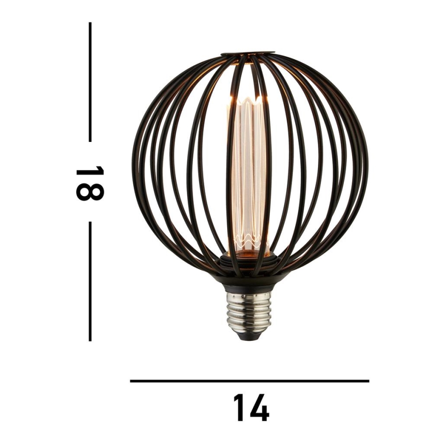 Searchlight - LED prigušiva dekorativna sijalica GLOBE E27/4,5W/230V 2700K