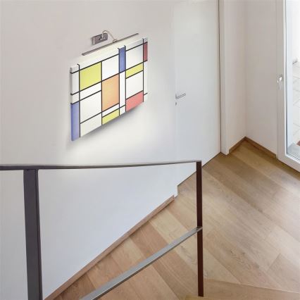 Searchlight - LED svetlo za slike LED/3W/230V matni hrom