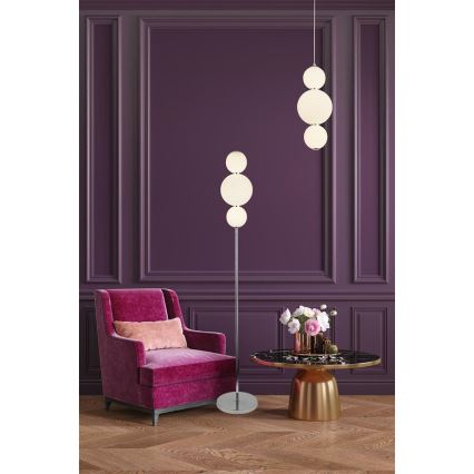 Searchlight - LED luster na sajli SNOWBALL LED/18W/230V