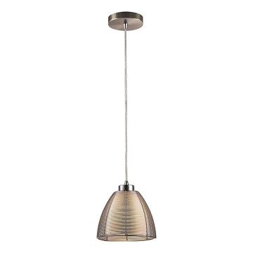 Searchlight - Luster na sajli 1xE27/60W/230V, prečnik 19 cm, sjajni hrom