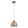 Searchlight - Luster na sajli 1xE27/60W/230V prečnika 19 cm sjajni hrom