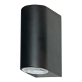 Searchlight - Spoljašnje zidno svetlo LEDO 2xGU10/6W/230V IP44 crno