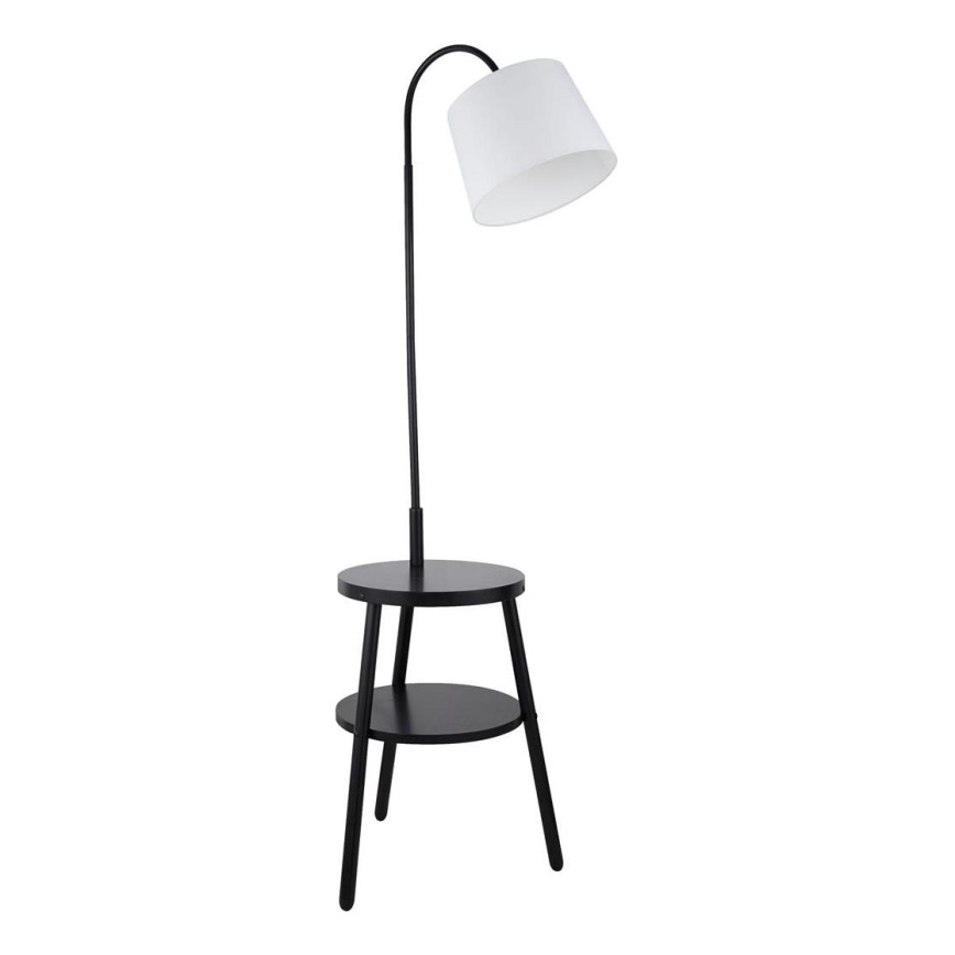 Searchlight - Stojeća lampa RIDGE 1xE27/10W/230V crna