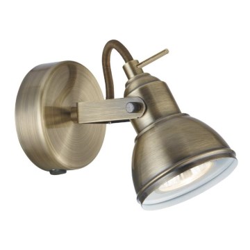 Searchlight - Zidno spot svetlo FOCUS 1xGU10/50W/230V mesing