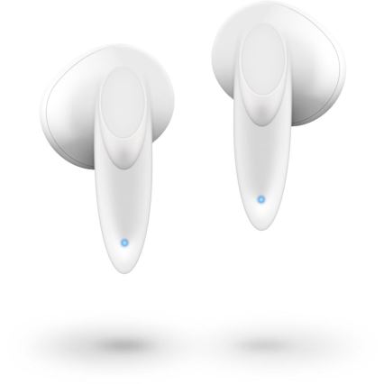 Sencor - Bežične slušalice 230 mAh + 2x 25 mAh IPX4 bela