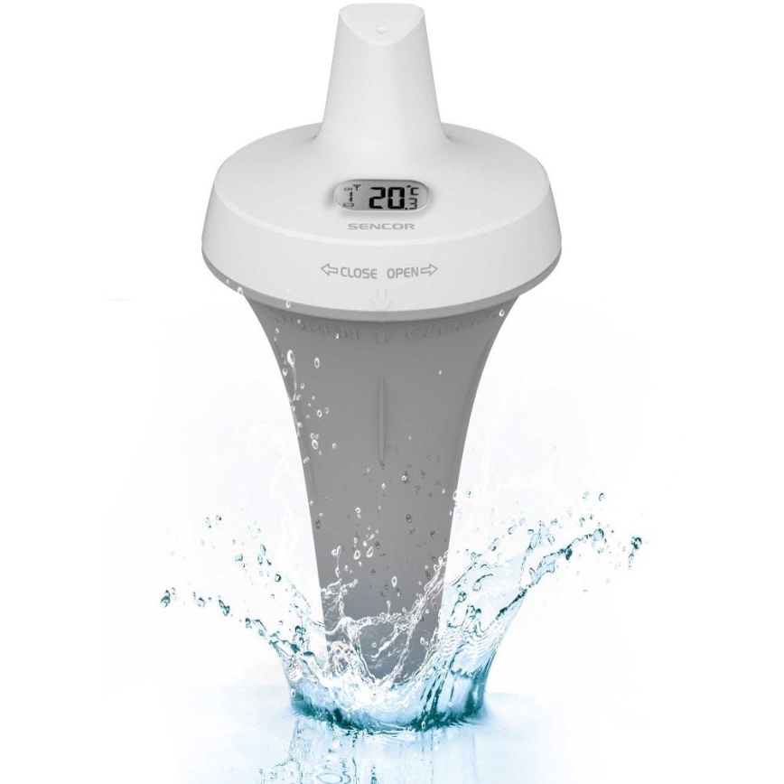 Sencor - Bežični plutajući senzor za bazen 2xAA IPX7