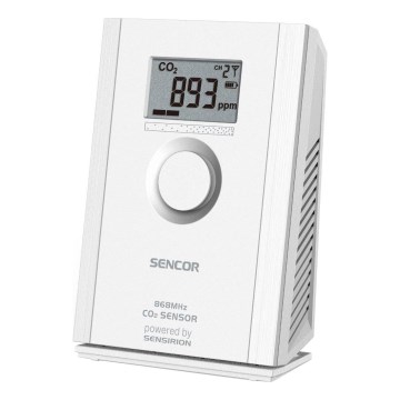 Sencor - Bežični senzor ugljendioksida 5V/3xAA 2000 mAh