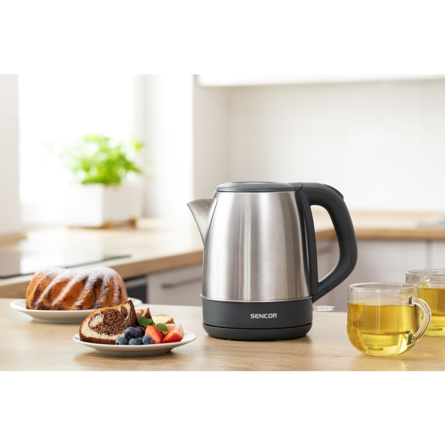 Sencor - Brzo električno kuvalo za vodu 1,2 l 2150 W/230 V, inox