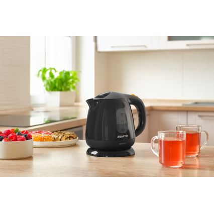 Sencor - brzo električno kuvalo za vodu, 1 l, 1100 W/230 V, crno/sivo