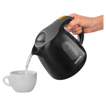Sencor - brzo električno kuvalo za vodu, 1 l, 1100 W/230 V, crno/sivo
