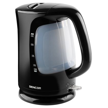 Sencor - Brzo električno kuvalo za vodu 2,5 l 2200W/230V crno