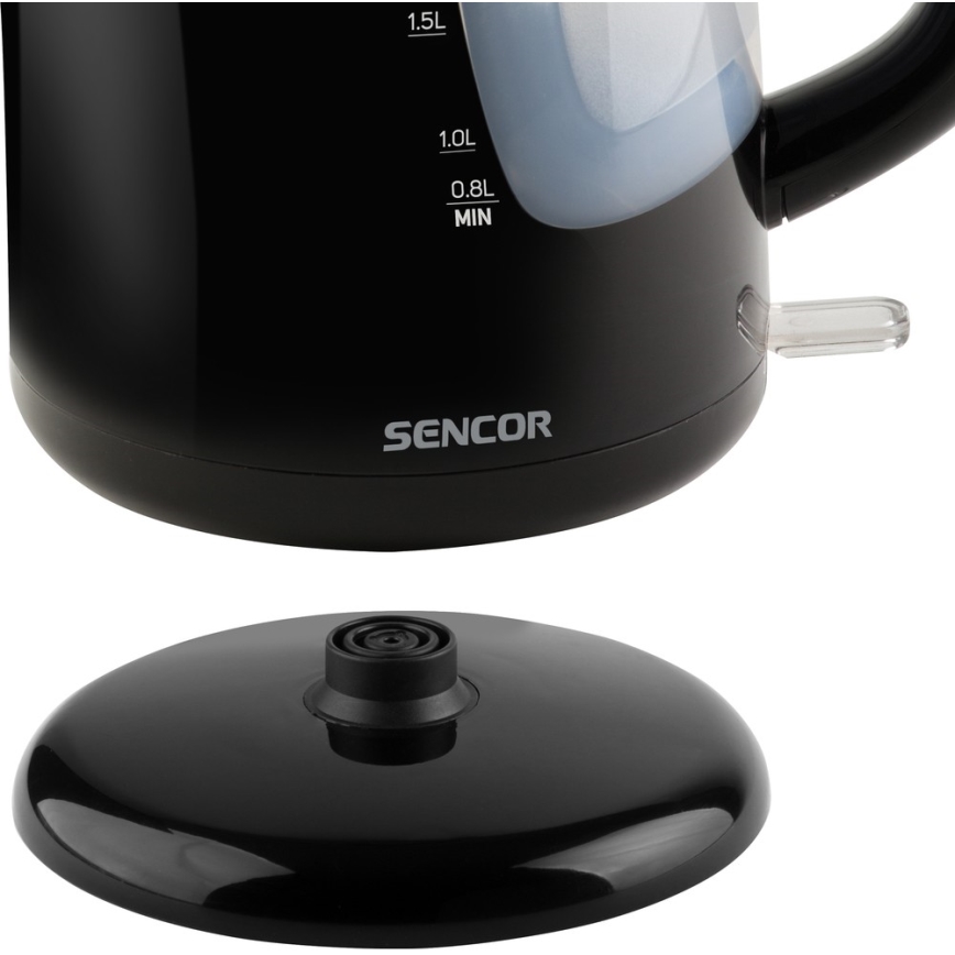 Sencor - Brzo električno kuvalo za vodu 2,5 l 2200W/230V crno