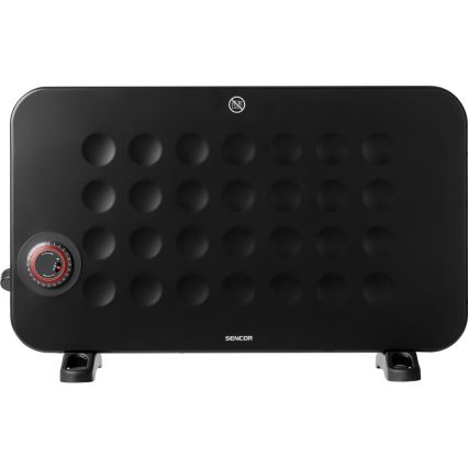 Sencor - Električni direktni grejač/konvektor 750/1250/2000W/230V termostat IP24 crna