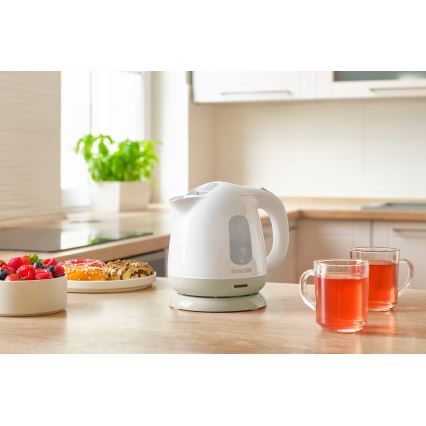 Sencor - Električno kuvalo za vodu 1 l 1100 W/230 V belo/bež