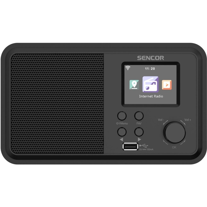 Sencor - internet radio 4W/5V Wi-Fi sa daljinskim upravljačem