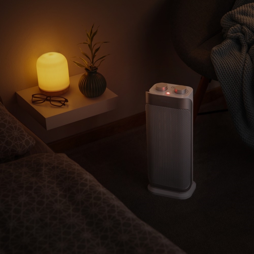 Sencor - Keramički ventilator sa grejnim elementom i termostatom 1000/2000W/230V