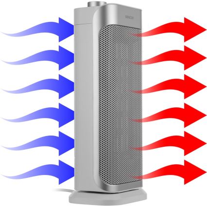 Sencor - Keramički ventilator sa grejnim elementom i termostatom 1000/2000W/230V