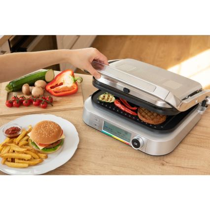 Sencor - Kontaktni gril 2100W/230V matni hrom