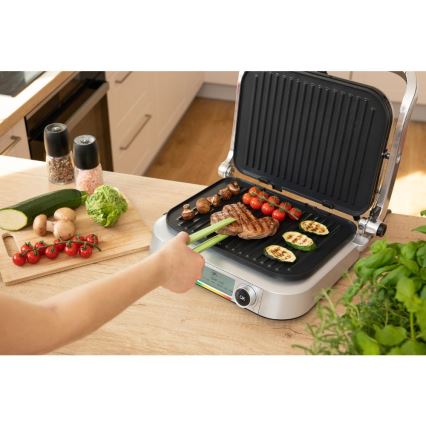 Sencor - Kontaktni gril 2100W/230V matni hrom
