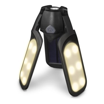 Sencor - LED Punjiva kamperska svetiljka sa solarnim panelom LED/3W/1600 mAh IPX4