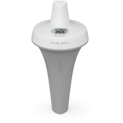 Sencor - Merna stanica sa bežičnim plivajućim senzorom za bazen 2xAA + 2xAA IPX7