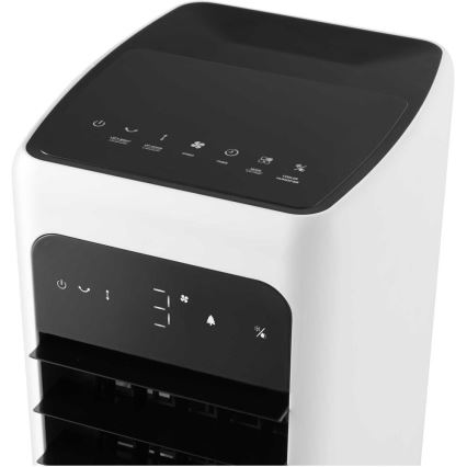 Sencor - Pametni prenosni rashladivač vazduha 60W/230V Wi‑Fi beo + daljinski upravljač