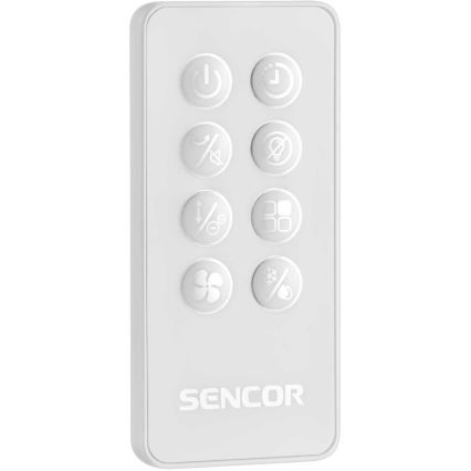 Sencor - Pametni prenosni rashladivač vazduha 60W/230V Wi‑Fi beo + daljinski upravljač