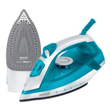 Sencor - Parna pegla 2000W/230V plava/bela