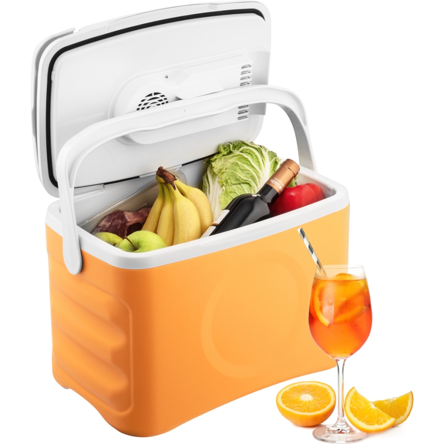 Sencor - Prenosni auto frižider 22 l 45W/12V narandžasta/bela