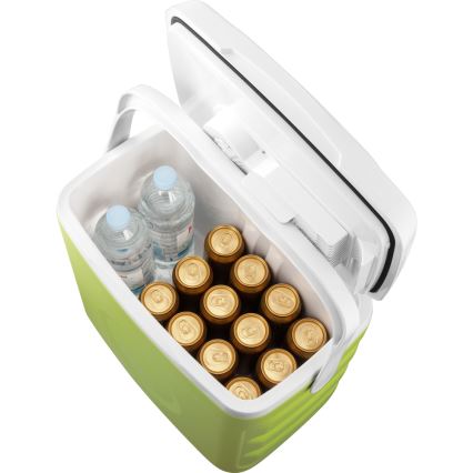 Sencor - Prenosni auto-frižider 30 l 55W/5V/12V/230V zelena/bela