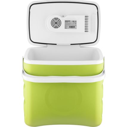 Sencor - Prenosni auto-frižider 30 l 55W/5V/12V/230V zelena/bela
