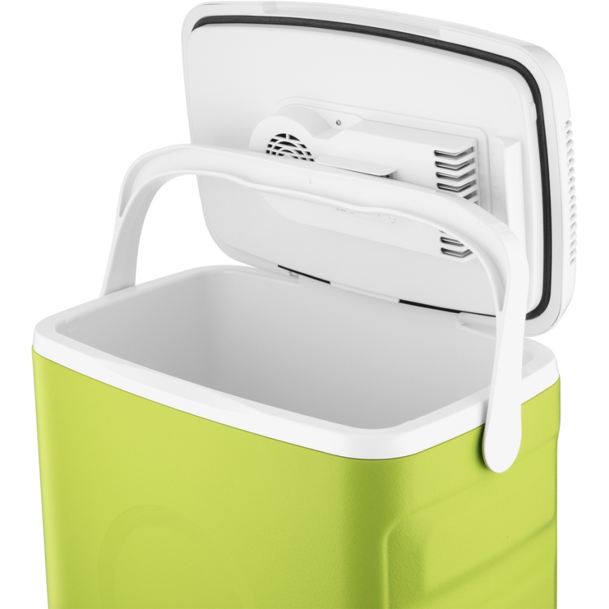 Sencor - Prenosni auto-frižider 30 l 55W/5V/12V/230V zelena/bela