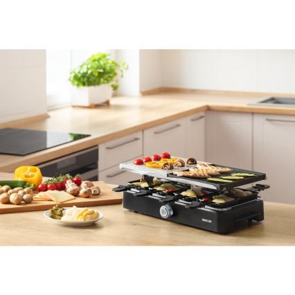 Sencor - Raclette roštilj sa priborom 1400W/230V