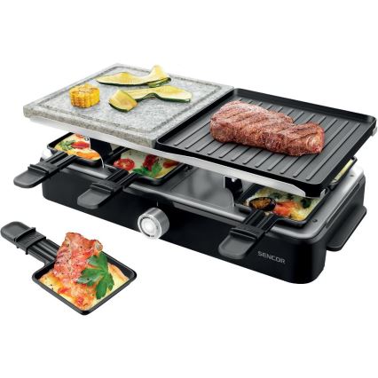 Sencor - Raclette roštilj sa priborom 1400W/230V