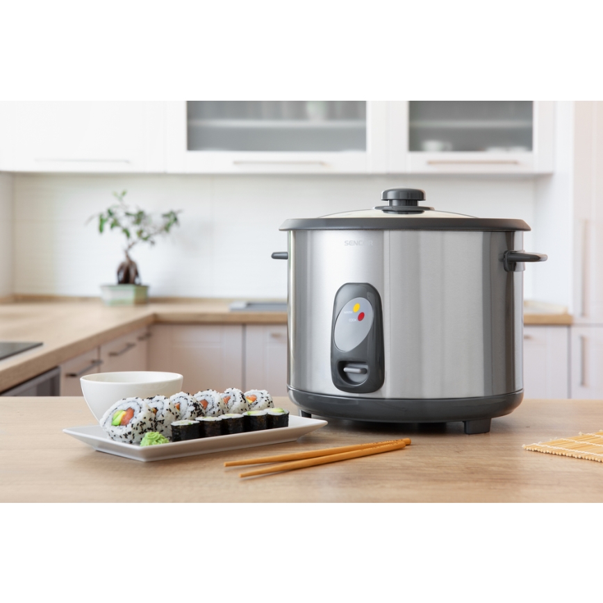 Sencor - Rižovar 1000W/230V 2,8 l nerđajući čelik