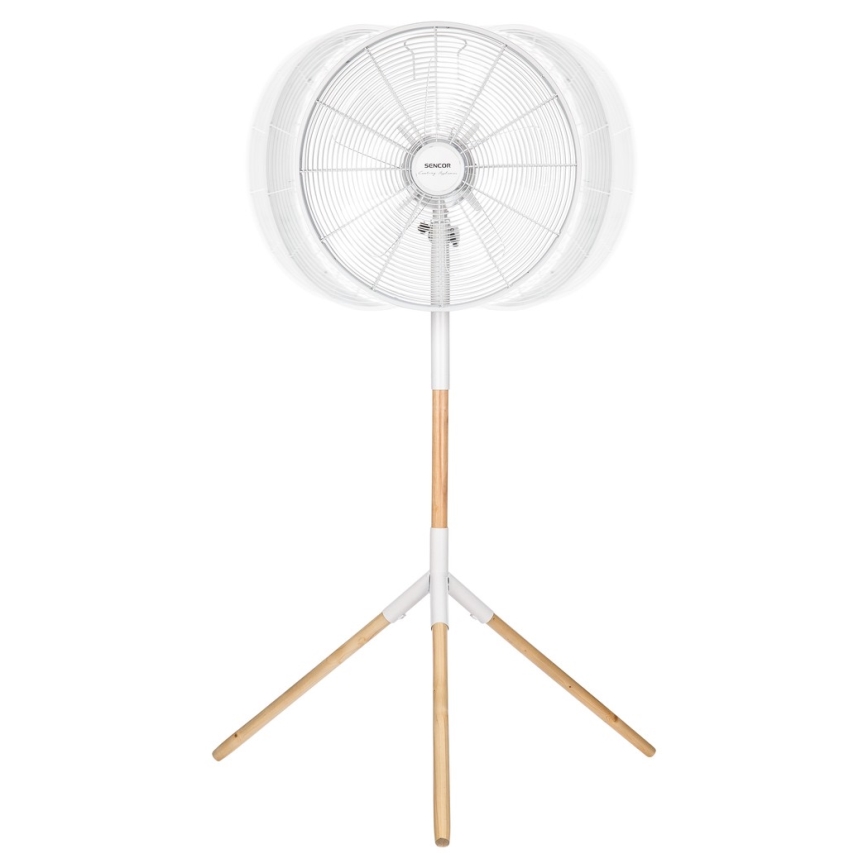 Sencor - Stojni ventilator 50W/230V bela/bukva